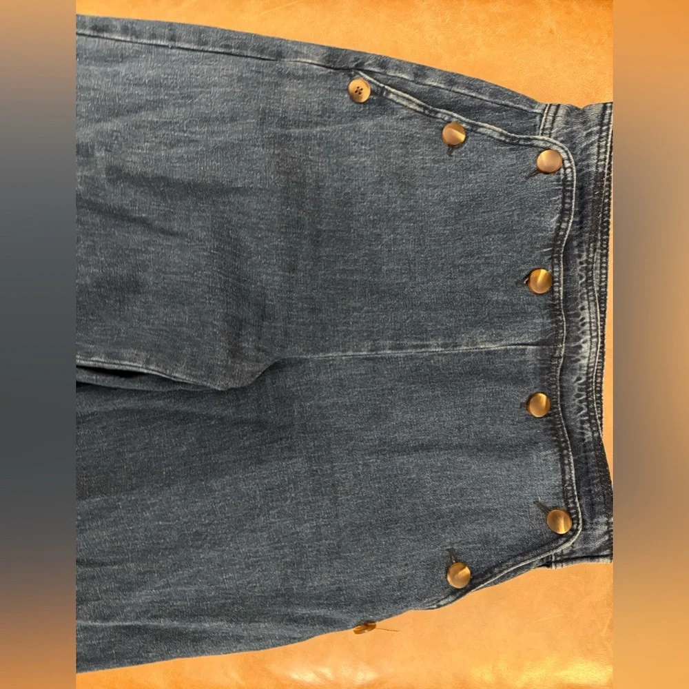 Sezane Women's Denim Culottes — size 40 / women’s 6 - Picture 2 of 5